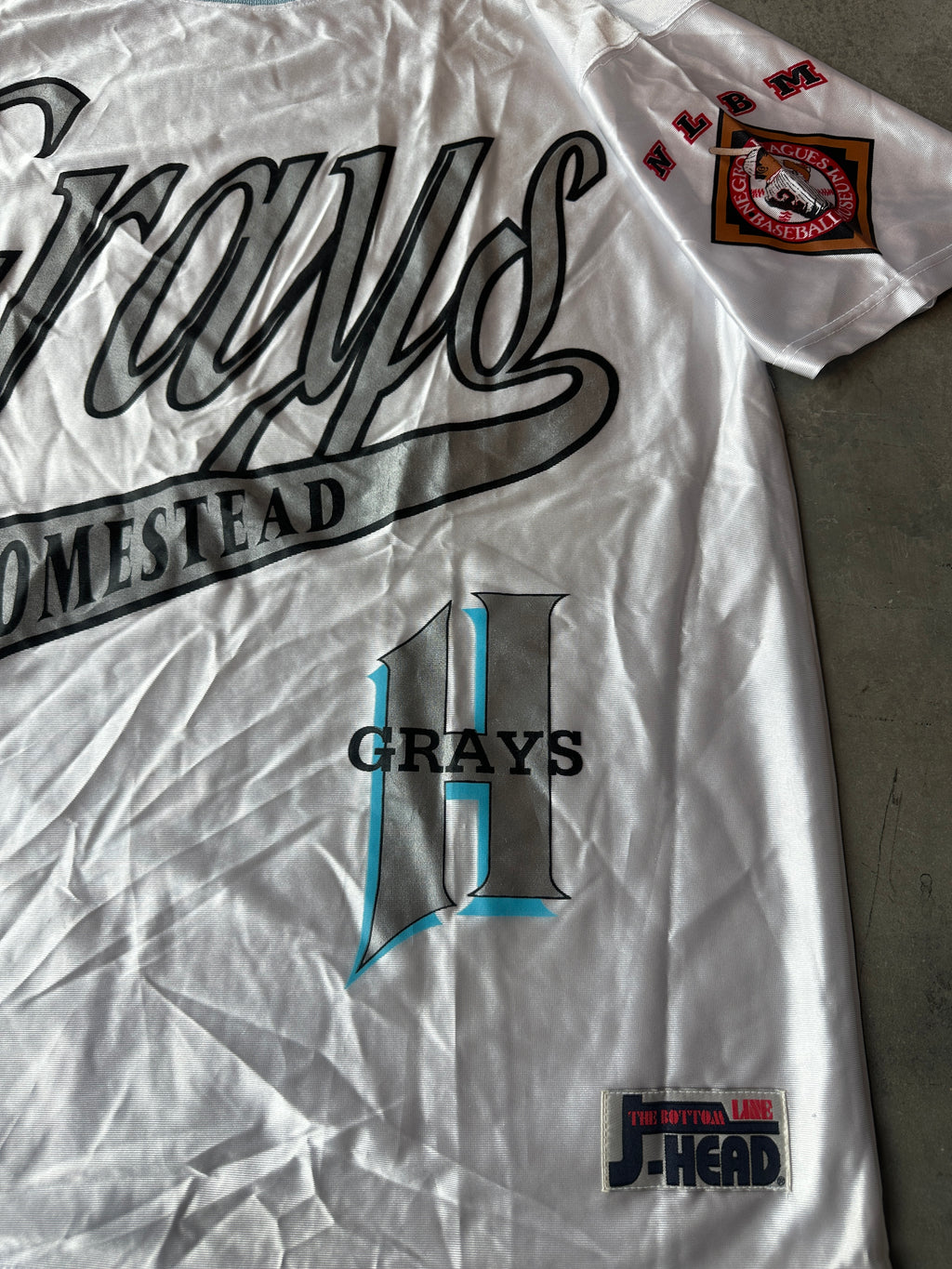 90's Homestead Grays Negro League Baseball Vintage Jersey Top (XXL)