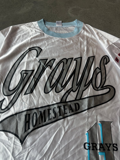 90's Homestead Grays Negro League Baseball Vintage Jersey Top (XXL)