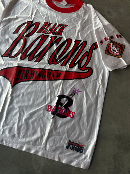 90's Birmingham Black Barons Negro League Baseball Vintage Jersey Top (XXL)