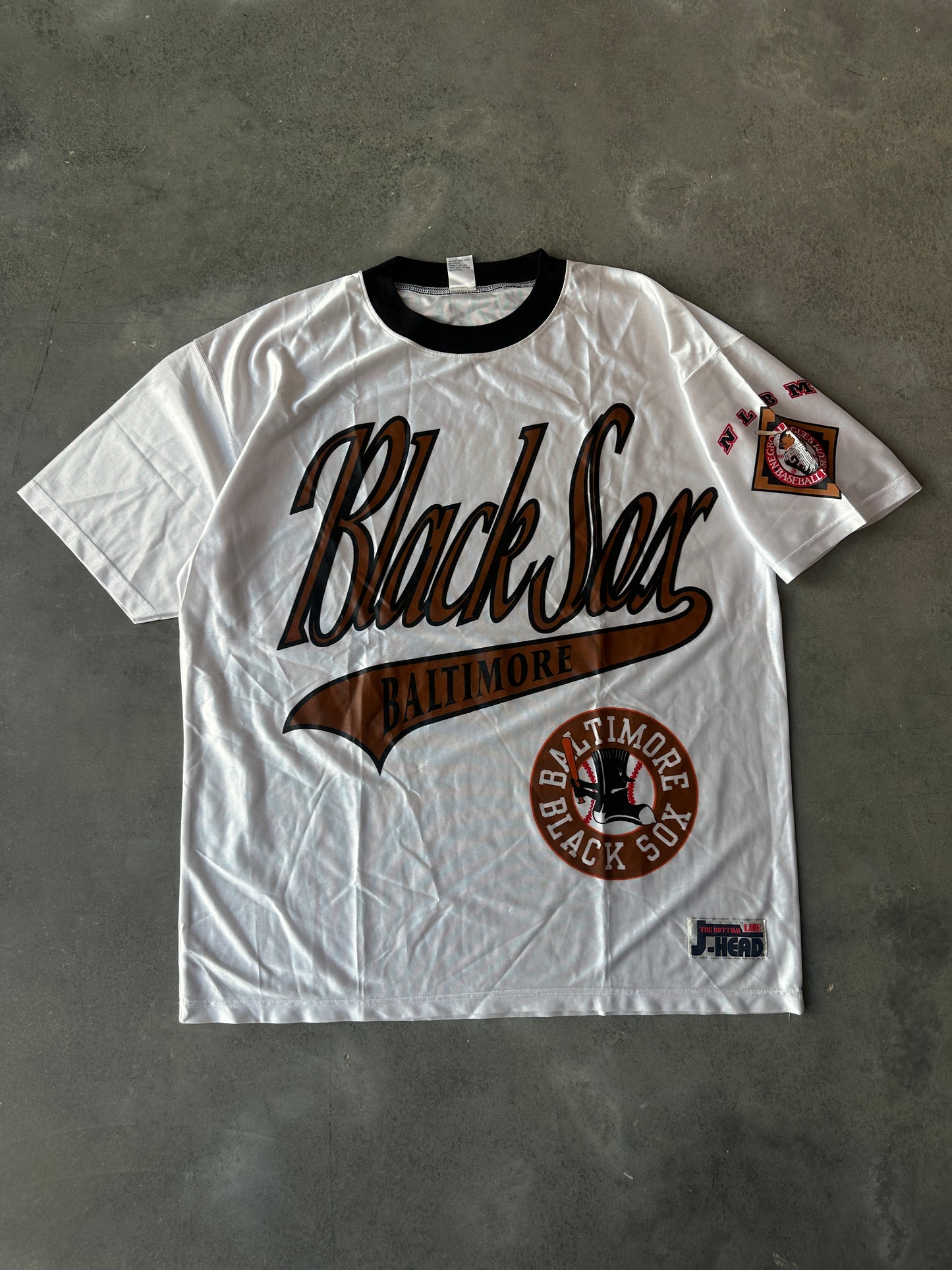 90's Baltimore Black Sox Negro League Baseball Vintage Jersey Top (XXL)