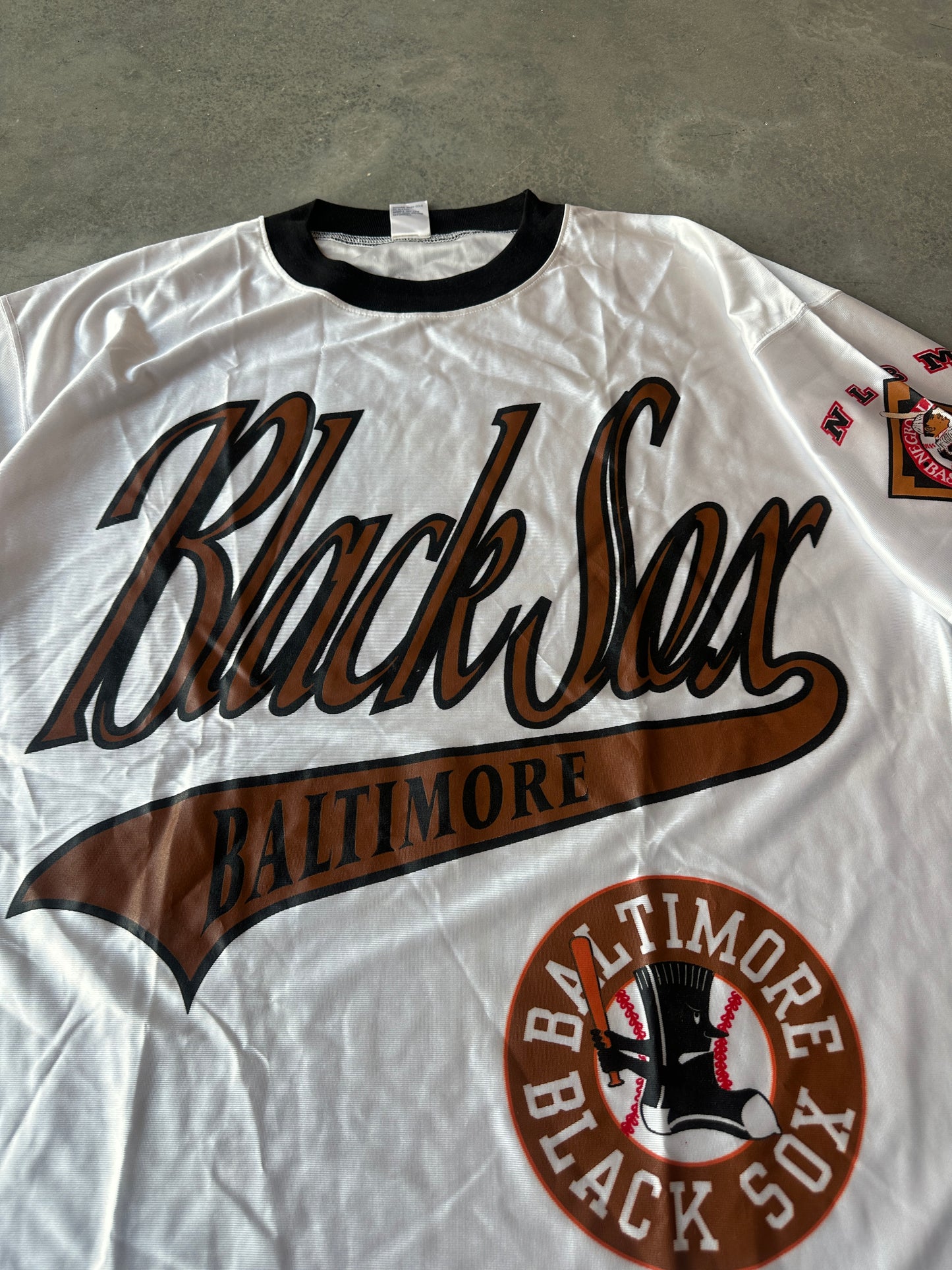 90's Baltimore Black Sox Negro League Baseball Vintage Jersey Top (XXL)