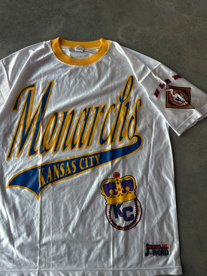 90's Kansas City Monarchs Negro League Baseball Vintage Jersey Top (XXL)