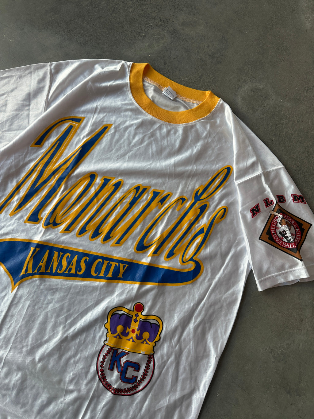 90's Kansas City Monarchs Negro League Baseball Vintage Jersey Top (XXL)
