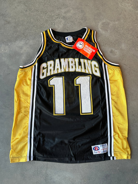 90's Grambling State University Tigers GSU Vintage HBCU College Basketball Jersey (Brand New-XXL)