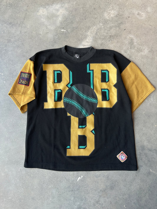 90's Birmingham Black Barons Negro League Baseball Heavyweight Vintage Tee (XXL)