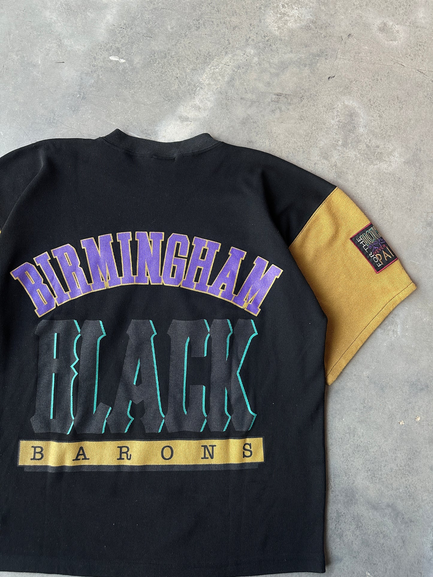 90's Birmingham Black Barons Negro League Baseball Heavyweight Vintage Tee (XXL)