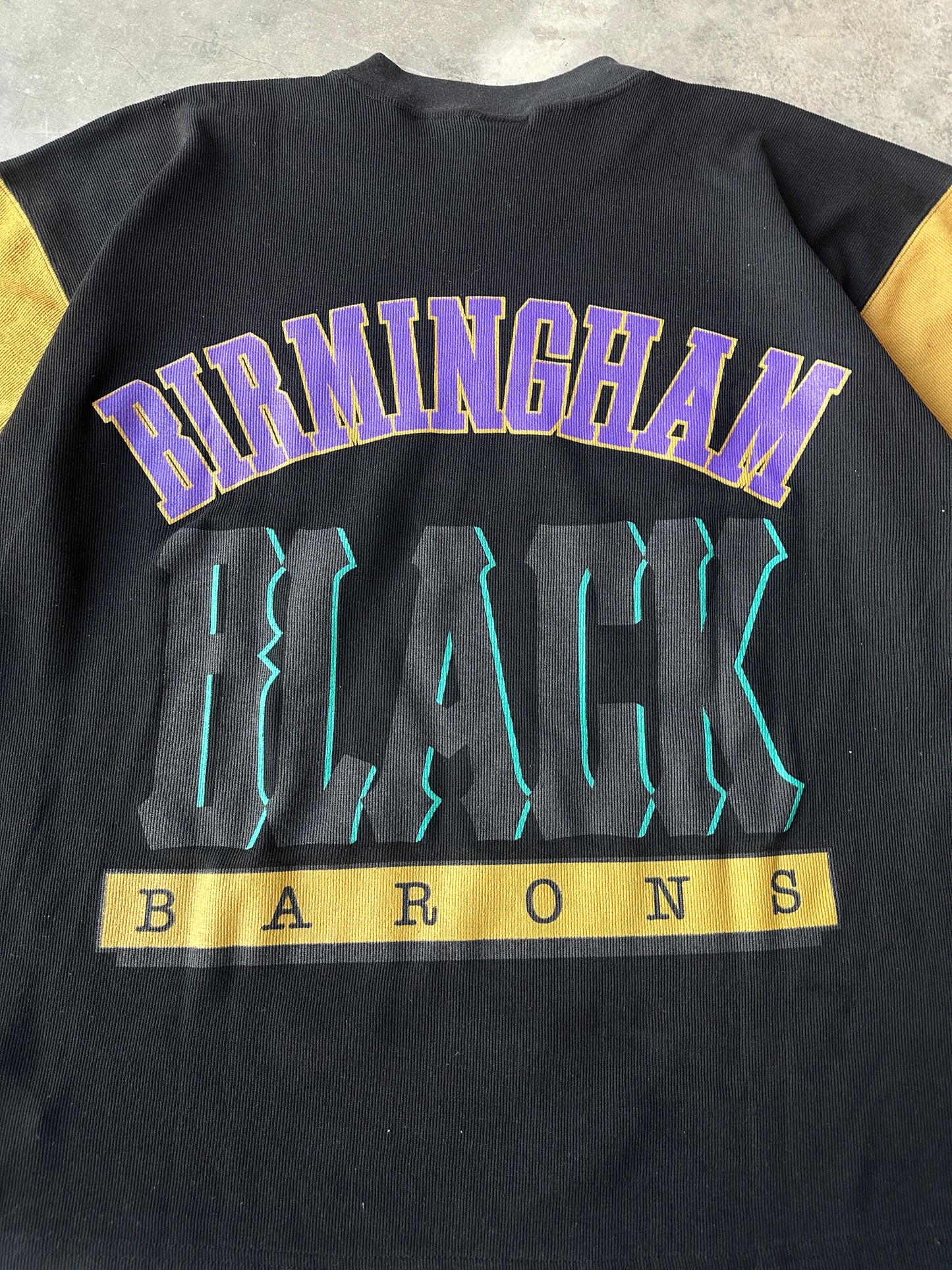 90's Birmingham Black Barons Negro League Baseball Heavyweight Vintage Tee (XXL)