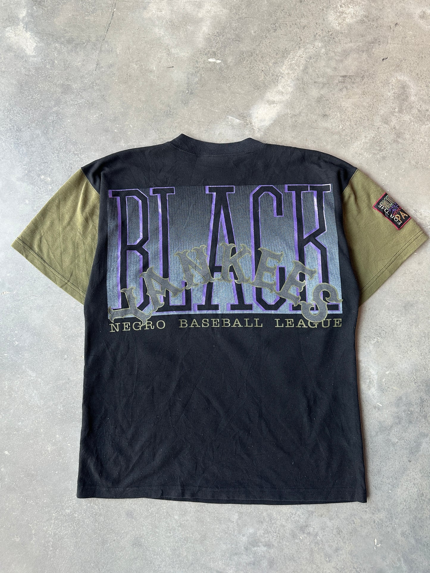 90's New Black Yankees Negro League Baseball Heavyweight Vintage Tee (XXL)