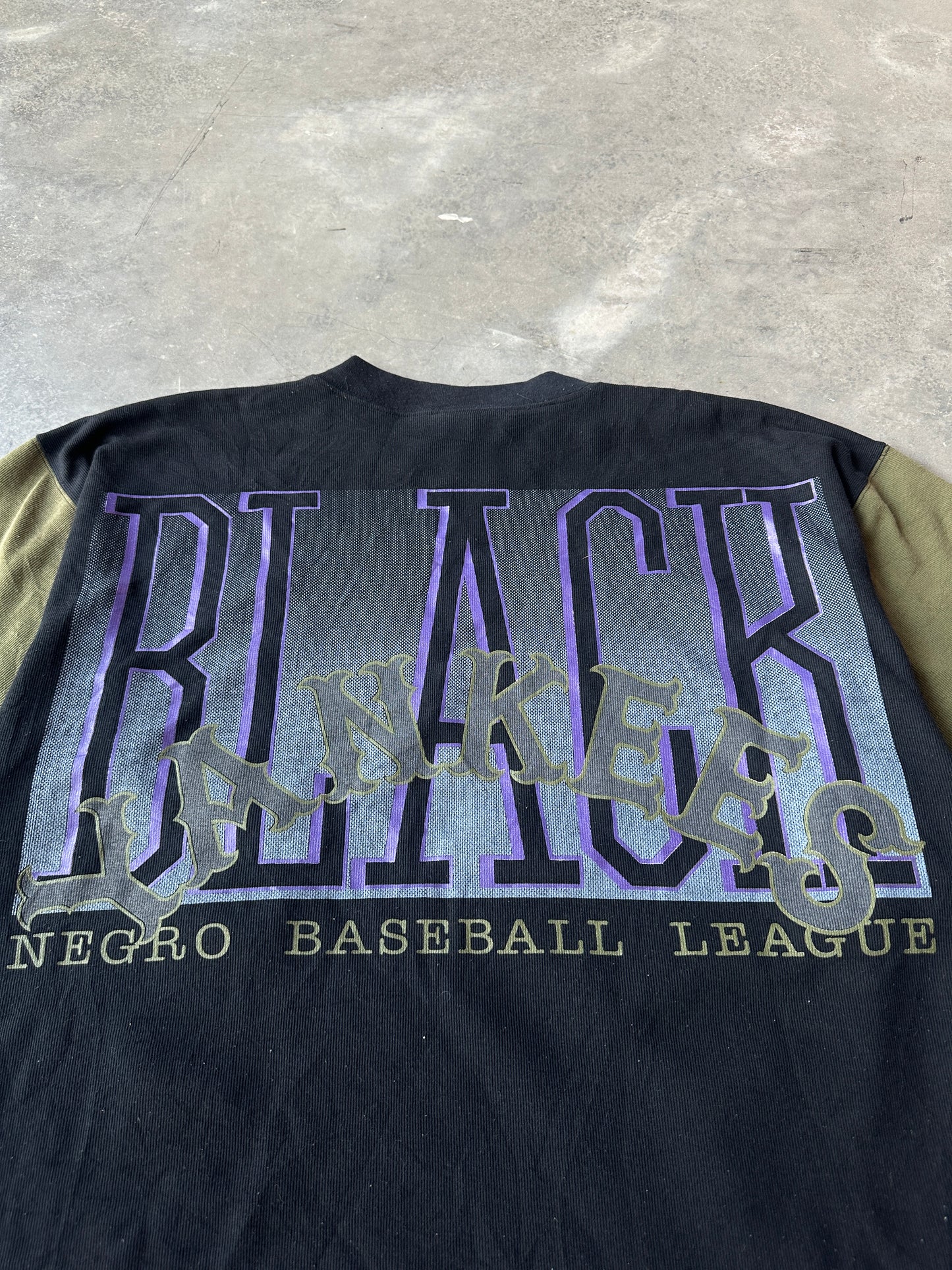 90's New Black Yankees Negro League Baseball Heavyweight Vintage Tee (XXL)