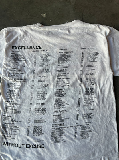 90’s Commitment to Excellence Without A Doubt HBCU Vintage Tee (BOXY Medium)