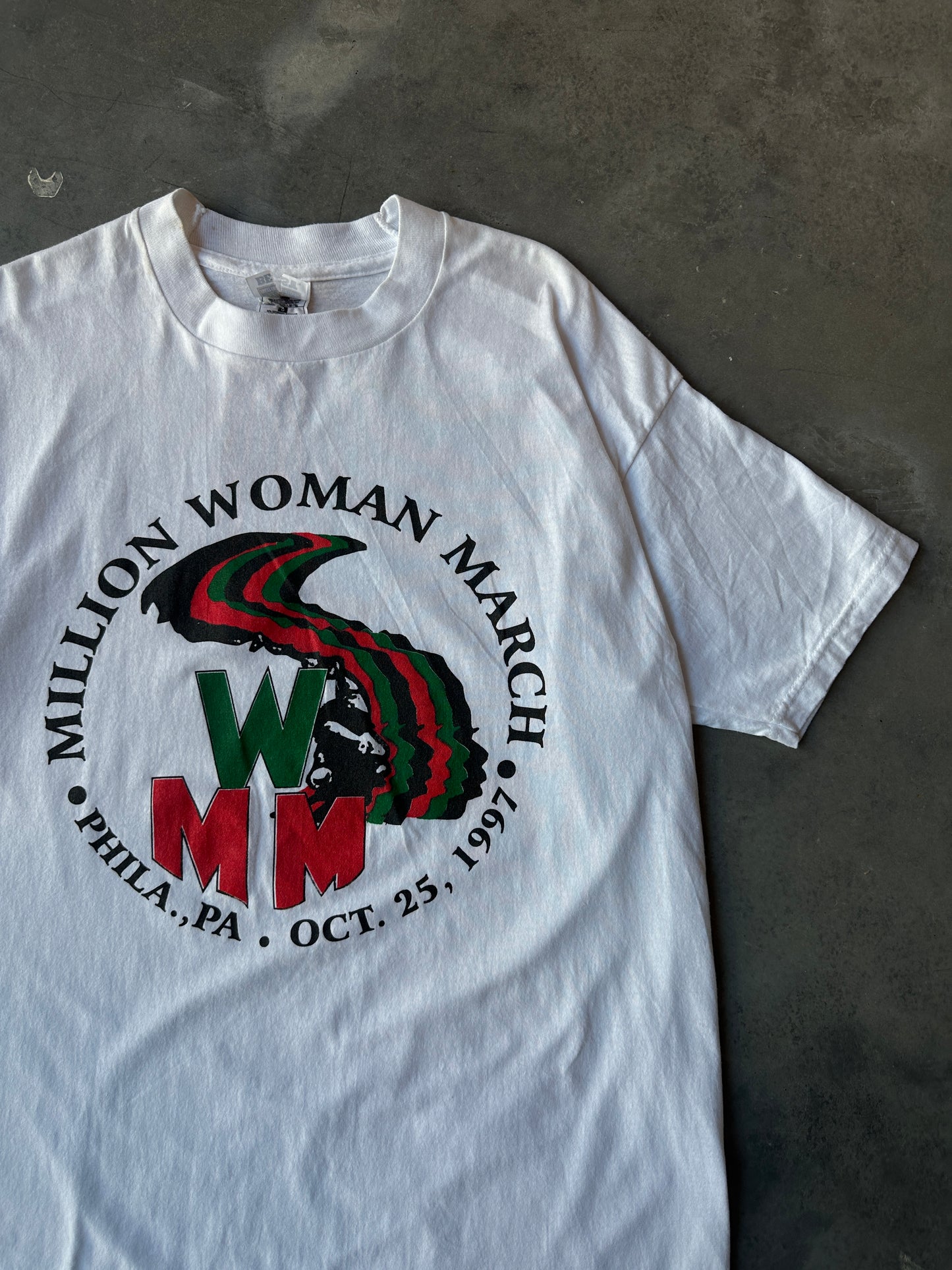 1997 Million Woman March Philadelphia Vintage Tee (Large)