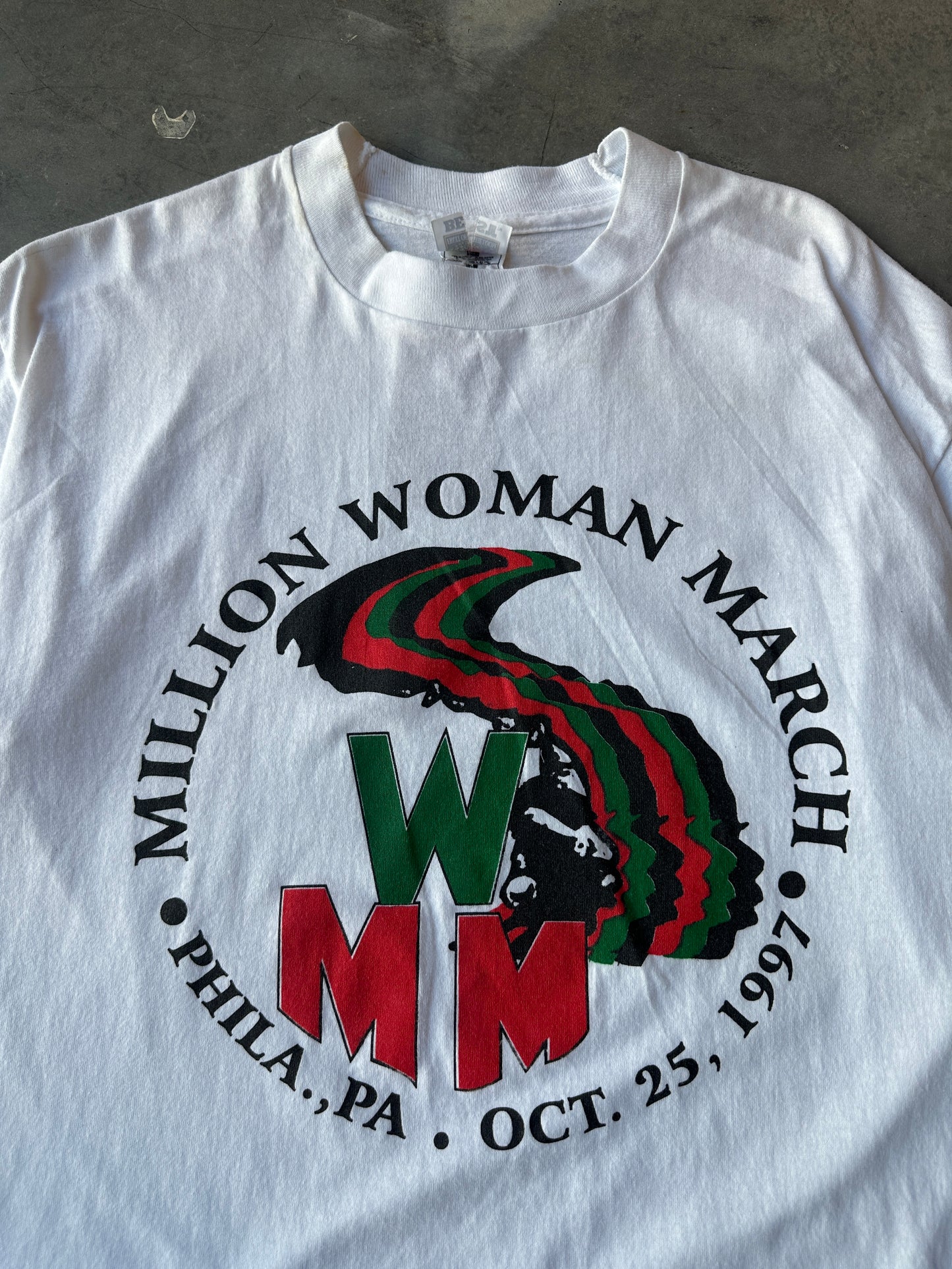 1997 Million Woman March Philadelphia Vintage Tee (Large)