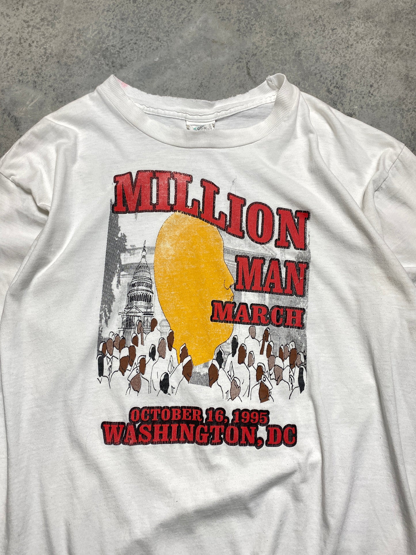 1995 Million Man March “I’m One in the Million” Vintage Tee (Large)